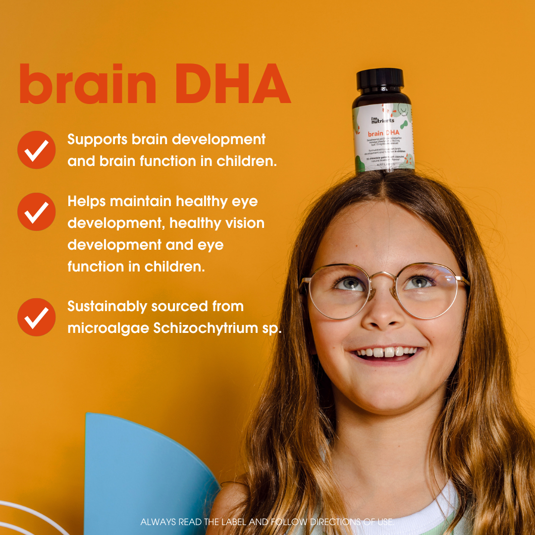 Brain DHA kids supplement - chewable soft gelatin capsule