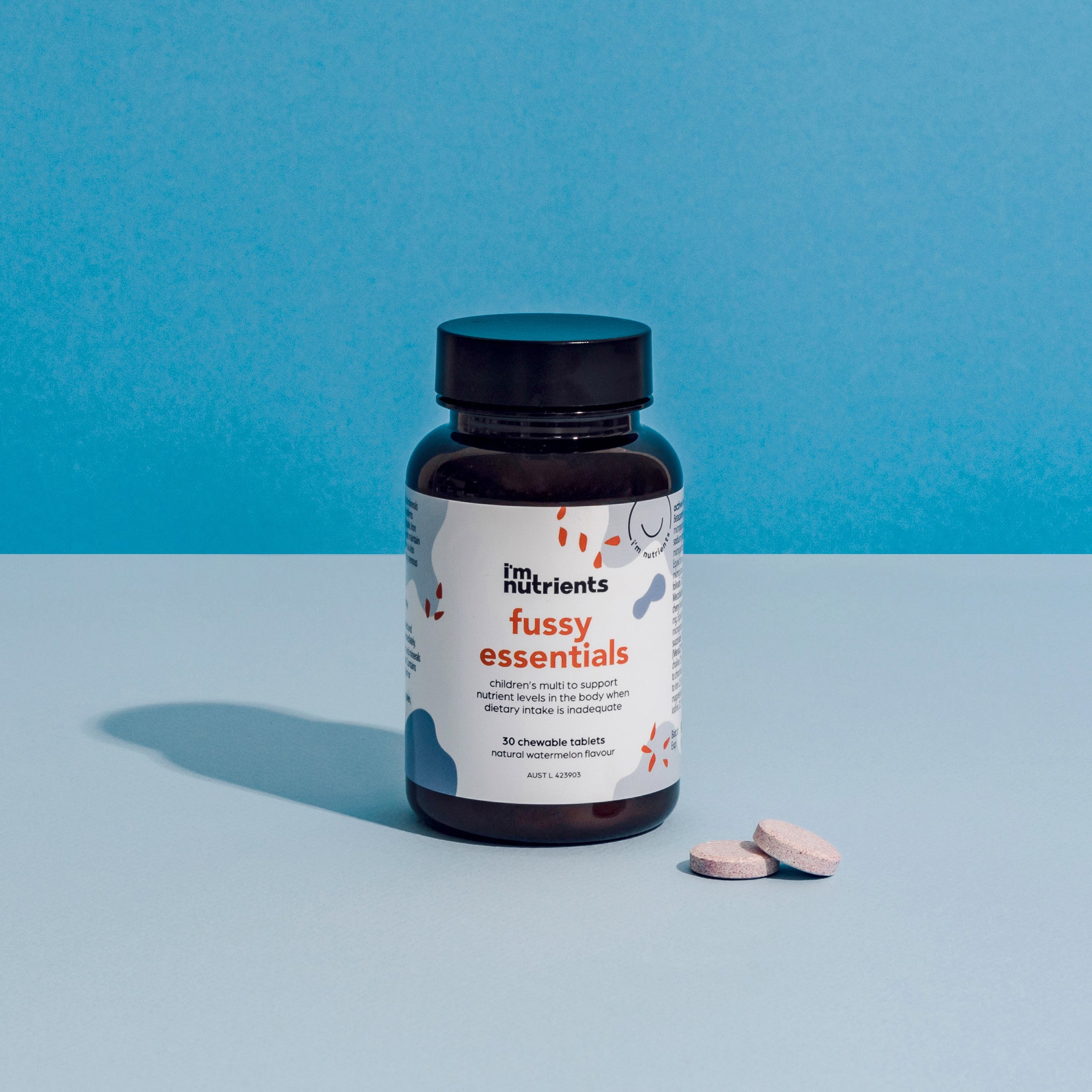 Fussy Essentials Multivitamin Supplement for kids 30 & 60 chewable tablets