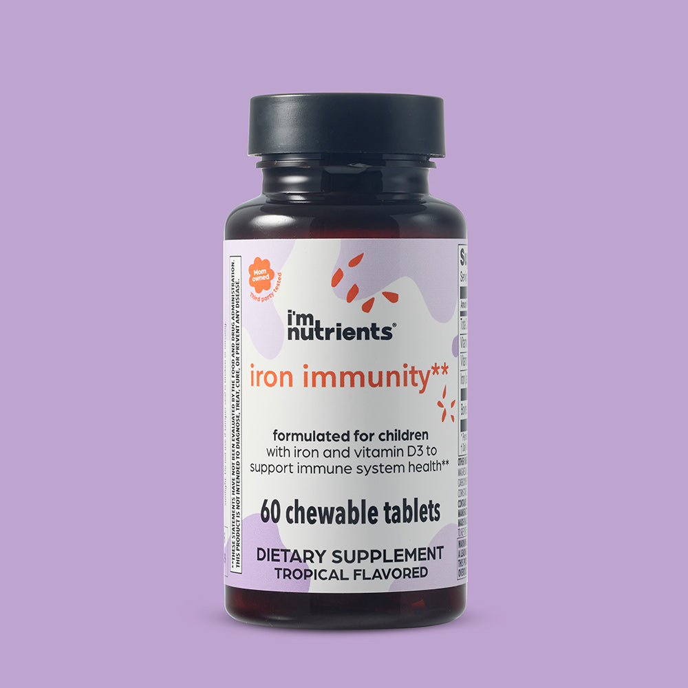 Iron Immunity, Children's Chewable Iron Supplement with Vitamin C and D