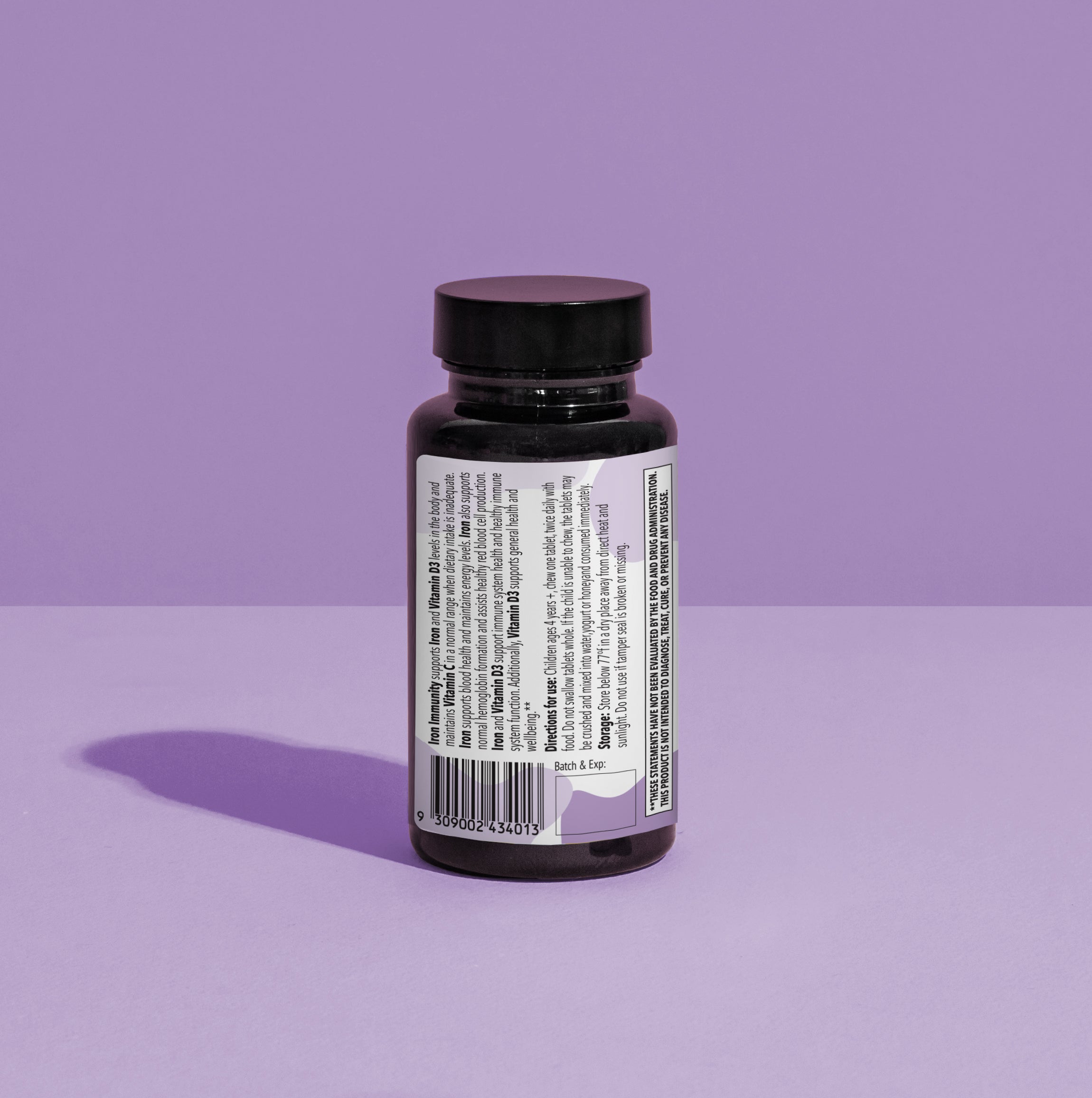 Iron Immunity, Children's Chewable Iron Supplement with Vitamin C and D