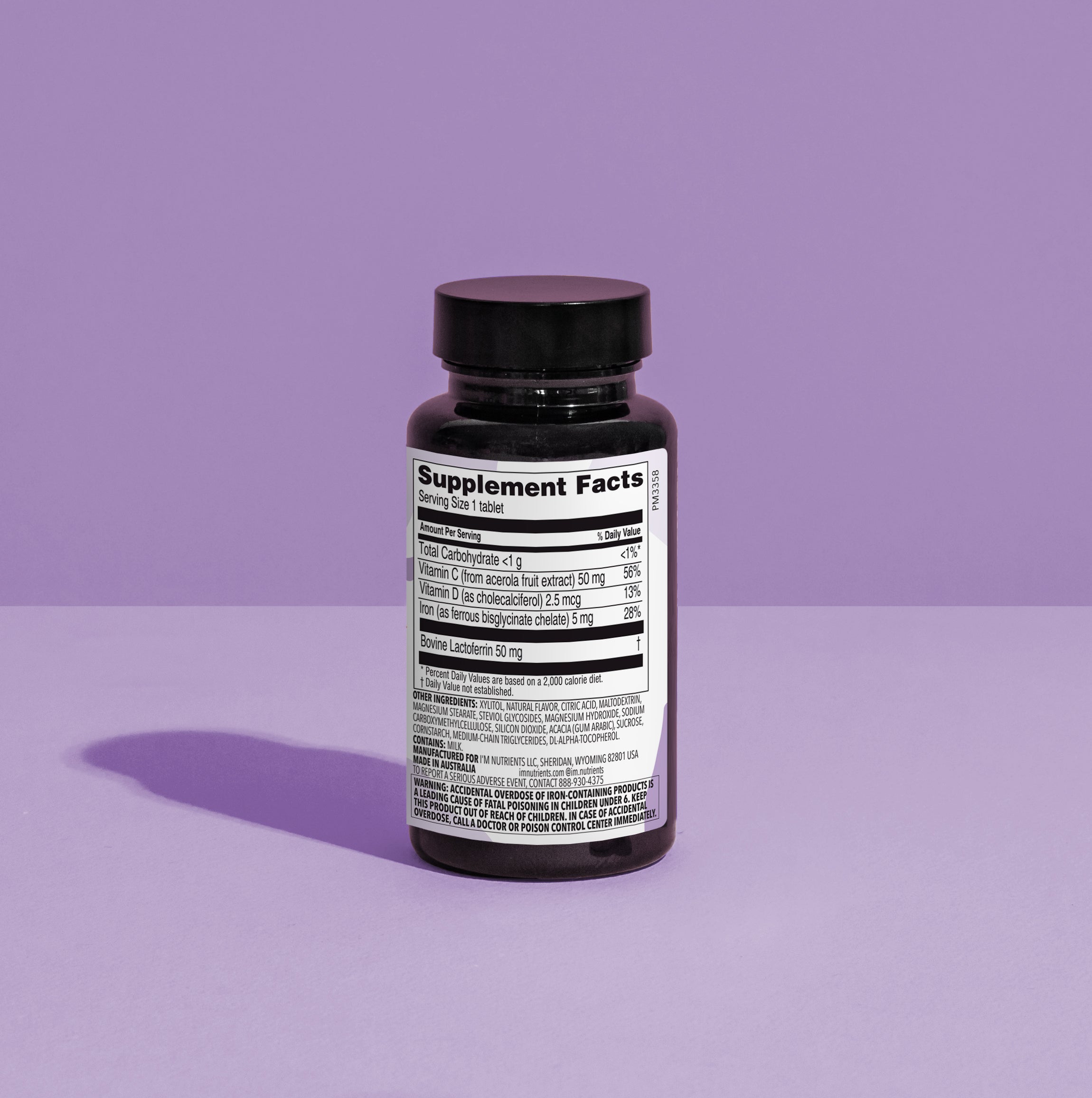 Iron Immunity, Children's Chewable Iron Supplement with Vitamin C and D