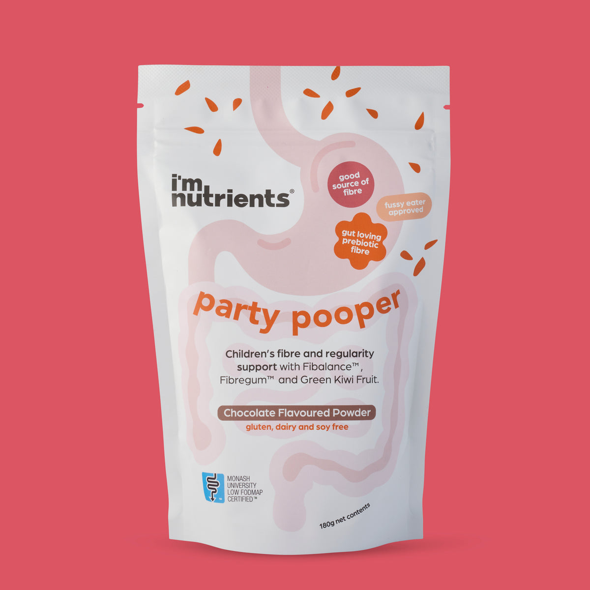 Party Pooper | Children's Digestive Health and Regularity Support Chocolate 180g
