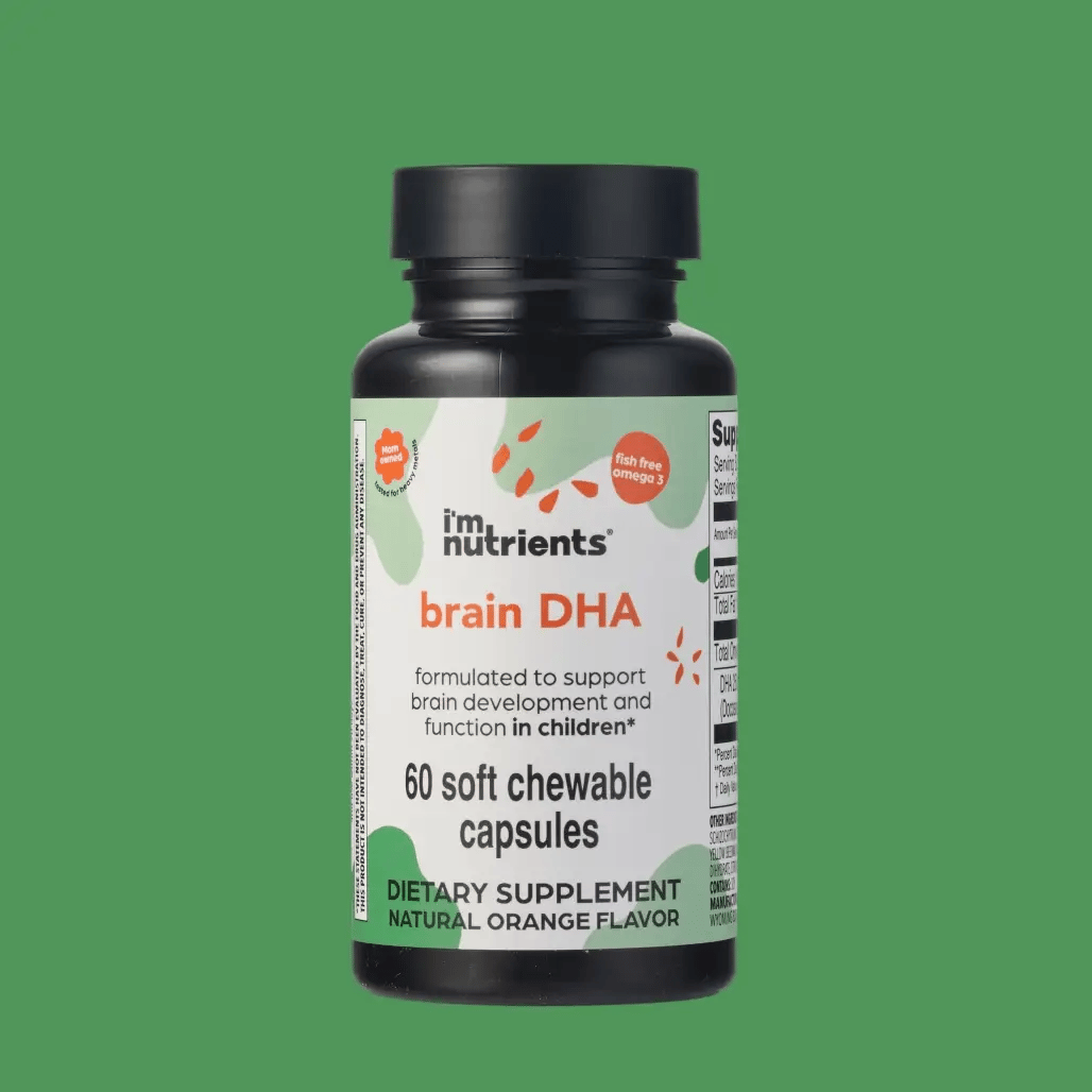 Brain DHA | Children's Algae DHA & Omega 3 Supplement